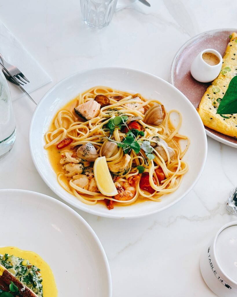 Pasta at Botanic Cafe Toorak Village
